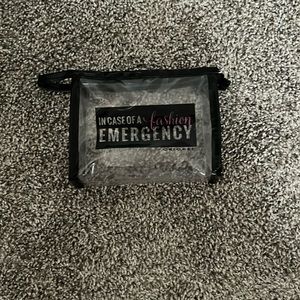 In case of an emergency makeup bag